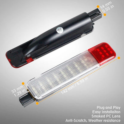 LED Door Panel Courtesy Warning Light Interior Lamp Assembly for 1995-1999 C1500 C2500 C3500, 1999-2006 Yukon, 1999-2006 Silverado/Sierra 1500, 2001-2006 2500 HD 3500