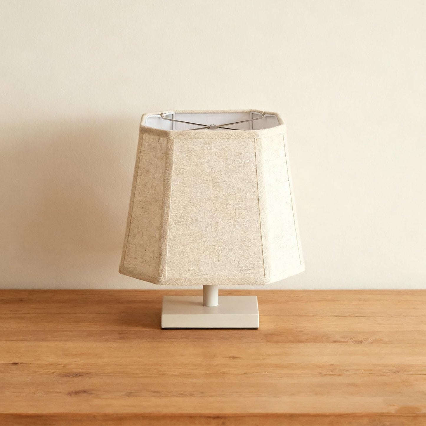 Beige Rectangular Lampshades for E26 Bulb Bases