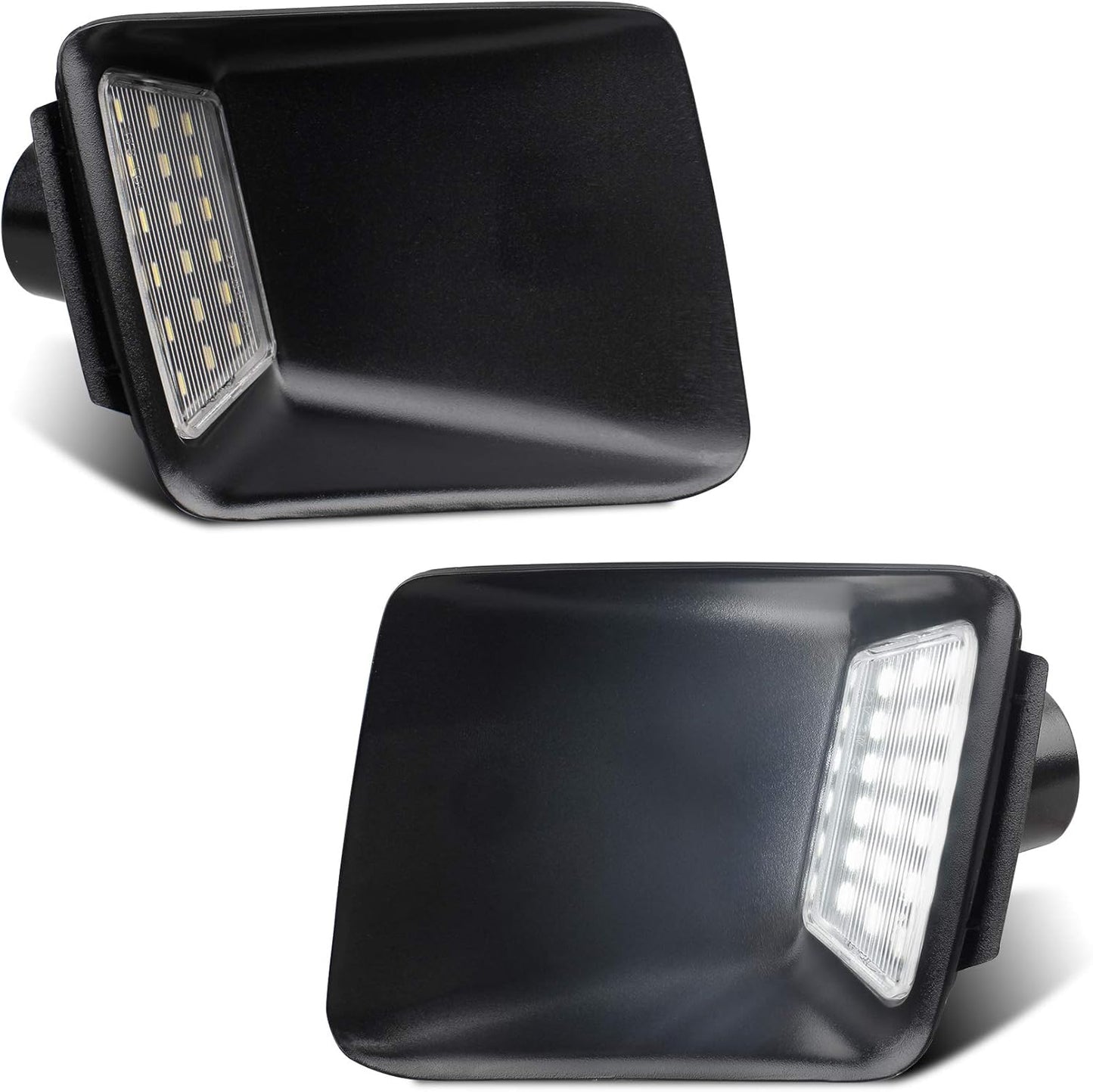 Pack of 2, 6000K White License Plate Tag Light Lamp Assembly for 2004-2012 GMC Canyon Chevy Colorado Pickup