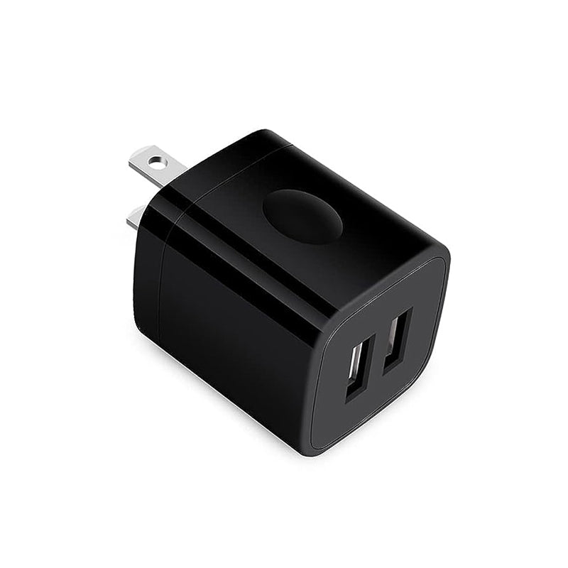 ADZERD USB Adapter Plug, USB Wall Charger, USB Electrical Plug 5V 2.1A Charging Block USB Outlet Plugs Compatible iPhone Smartphone